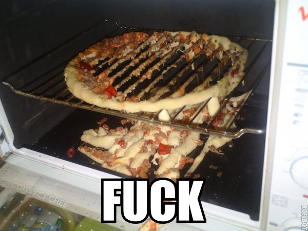 Funny Pizza Bake Fail Picture