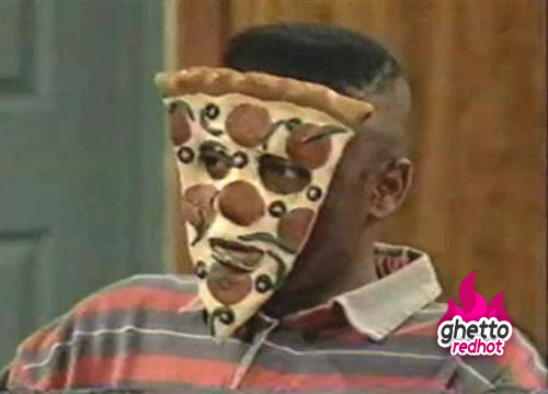 Funny Pizza Mask Picture