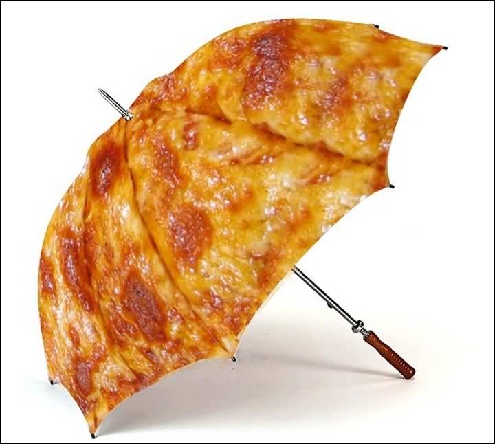 Funny Pizza Umbrella Picture