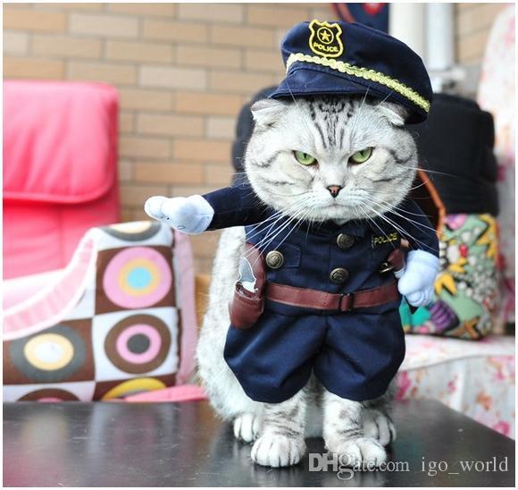 Funny Police Costume For Pet