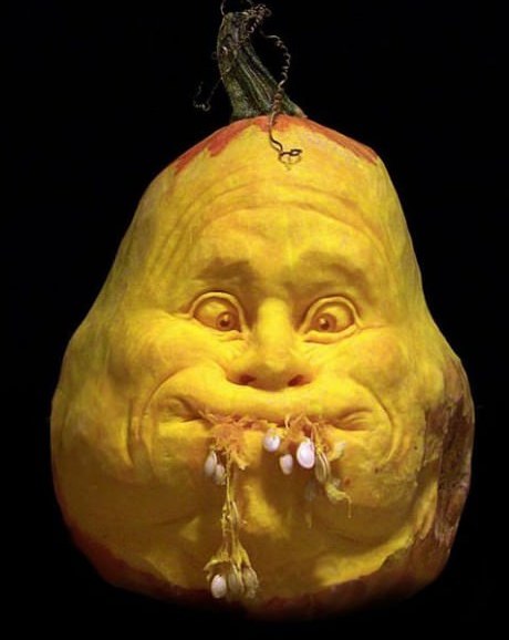 Funny Pumpkin Ready To Vomit