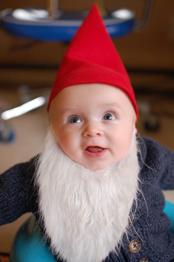 Funny Santa Claus Kid Photo