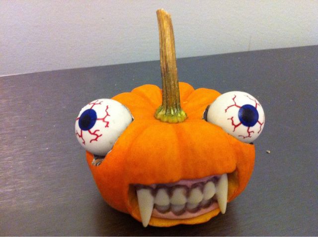 Funny Scary Pumpkin Picture