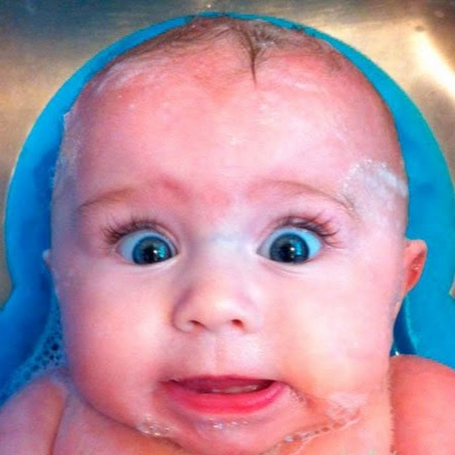 Funny Shocked Baby Face Picture