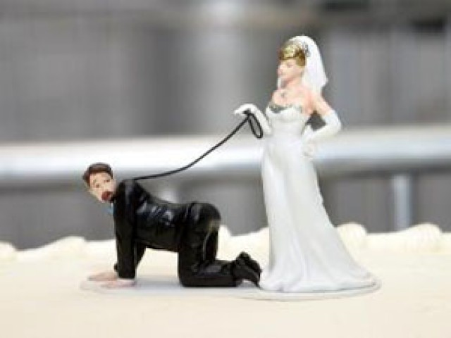 Funny Wedding Couple Cake Toppers
