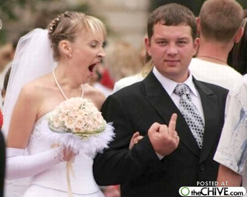 Funny Wedding Couple