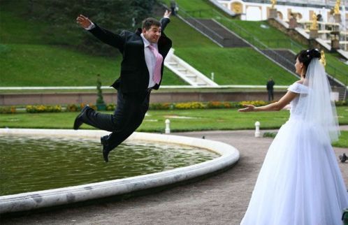 Funny Wedding Photoshoot