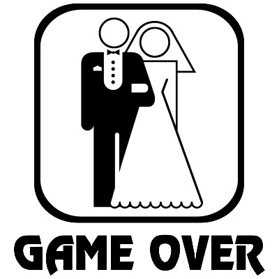 Game Over Funny Marriage