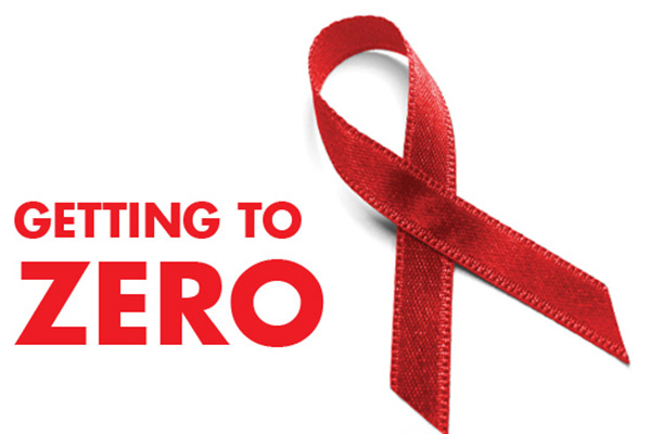 Getting To Zero World Aids Day Red Ribbon