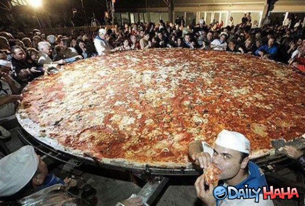 Giant Funny Pizza Party