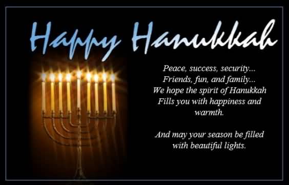 Happy Hanukkah Blessigs