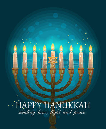 Happy Hanukkah Sending Love, Light And Peace