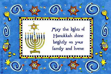 Happy Hanukkah Wishes Greeting Ecard