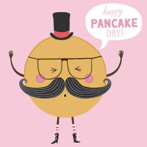 Happy Pancake Day  Clipart