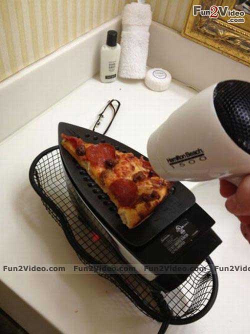 Hot Pizza Funny Trick