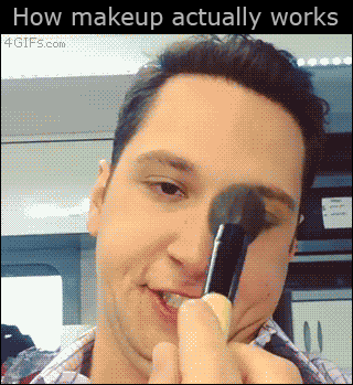 How Makeup Actually Works Funny Gif