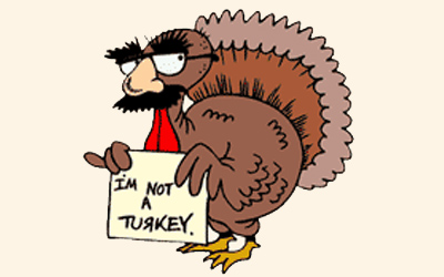 I'm Not A Turkey Funny Thanksgiving
