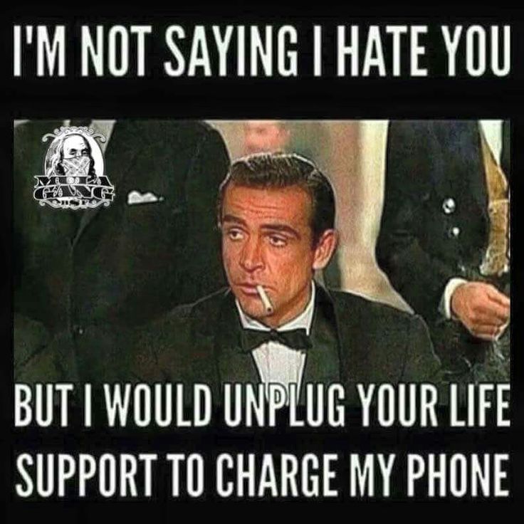 I’m Not Saying I Hate You But I Would Unplug Your Life Support To Charge My Phone Funny Image