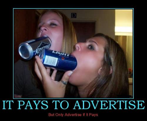 It Pays To Advertise Funny Stupid Girls Picture