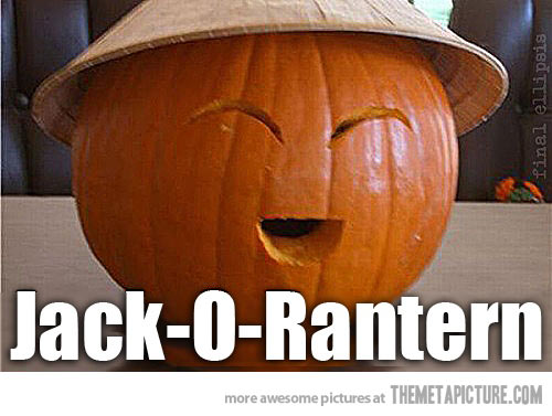 Jack-O-Rantern Funny Pumpkin