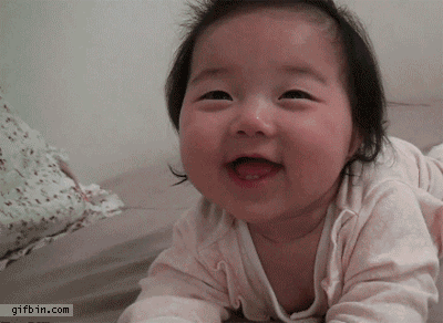 Laughing And Sleeping Funny Kid Gif