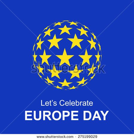 Let's Celebrate Europe Day Greetings