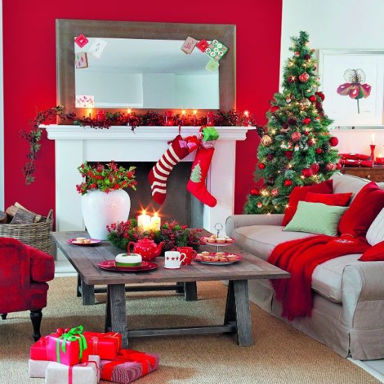 Living Room Decor Ideas For Christmas