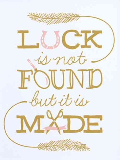 Sayings About Luck