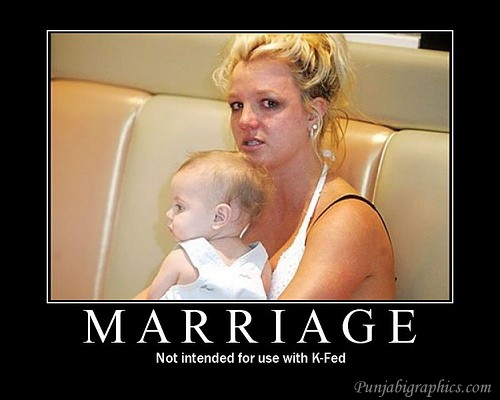 Marriage Not Intended For Use With K-Fed Funny Photo