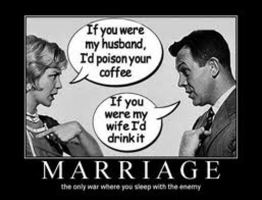 Marriage The Only War Where You Sleep With The Enemy Funny Picture