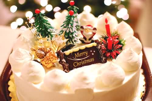 Merry Christmas Cake Picture