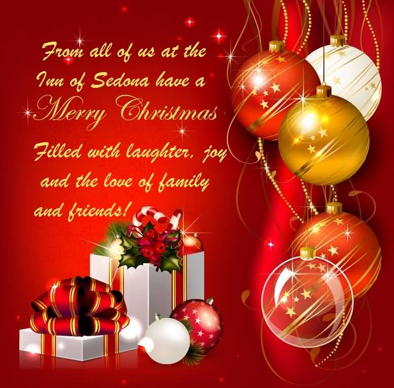 Merry Christmas Filled With Laughter Joy And The Love Of Family And Friends