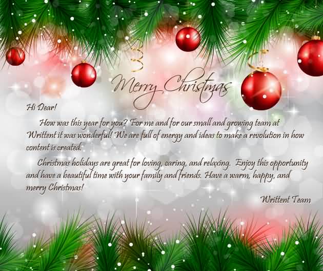 Merry Christmas Wishes Card
