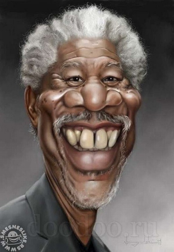 Nelson Mandela Funny Caricature Image