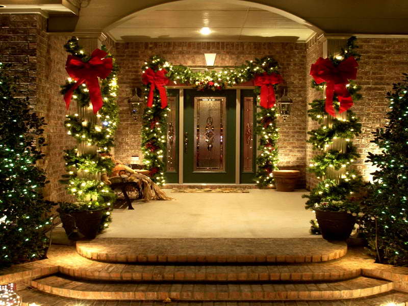 Outdoor Home Decoration Idea For Christmas