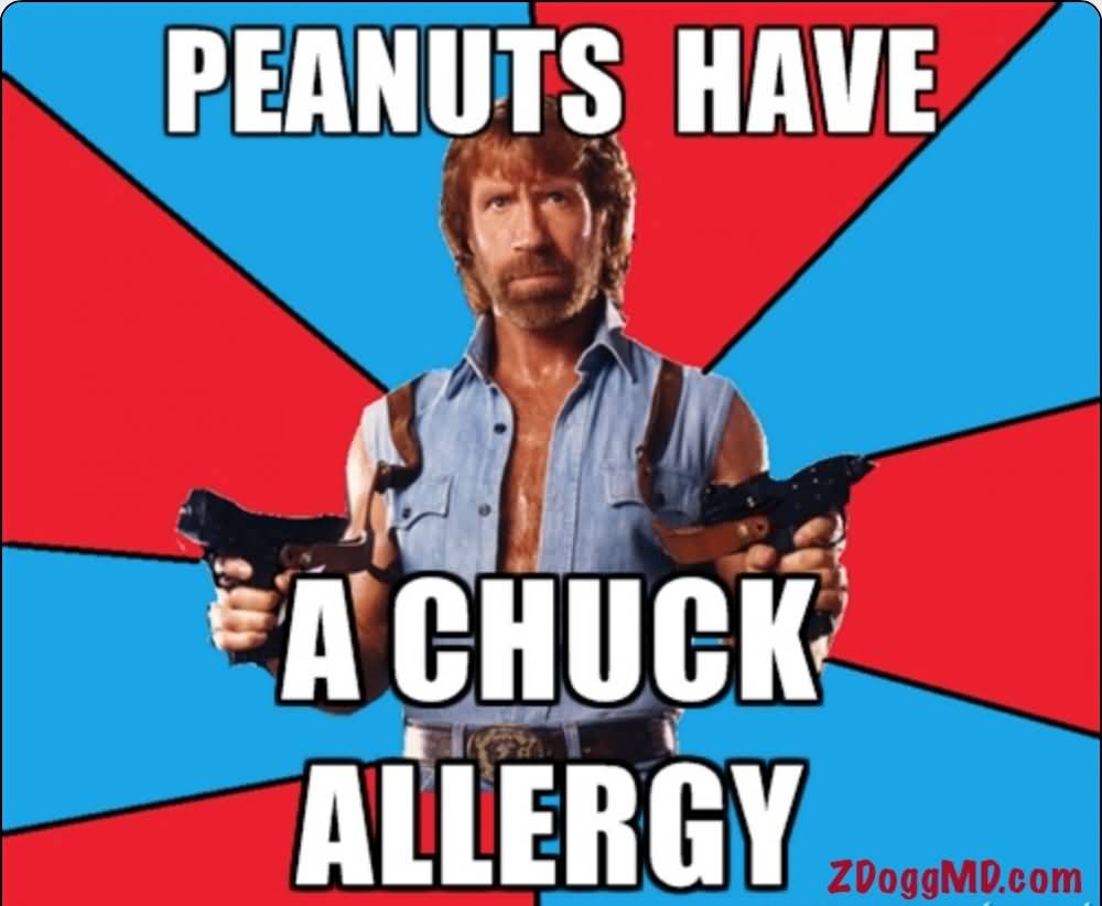 Peanuts Have A Chuck Allergy Funny Meme