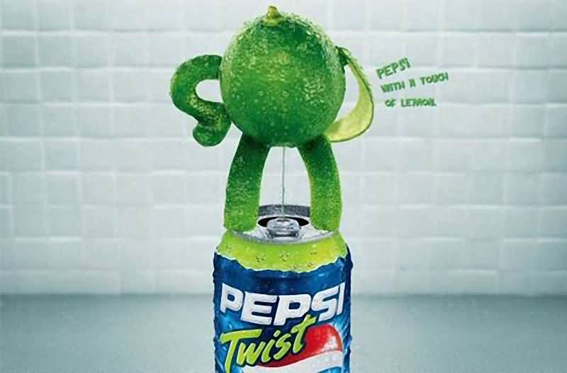 Pepsi With A Touch Of Lemon Funny Advertisement