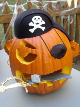 Pirate Funny Pumpkin