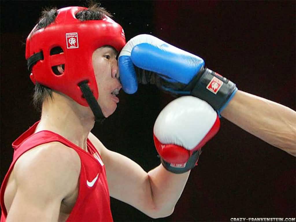 Punch On Face Funny Sport Photo
