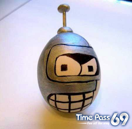 Robotic Funny Egg Photo