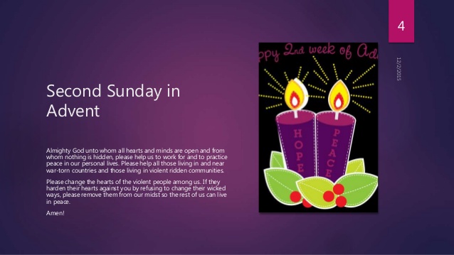 Second Sunday In Advent Wishes