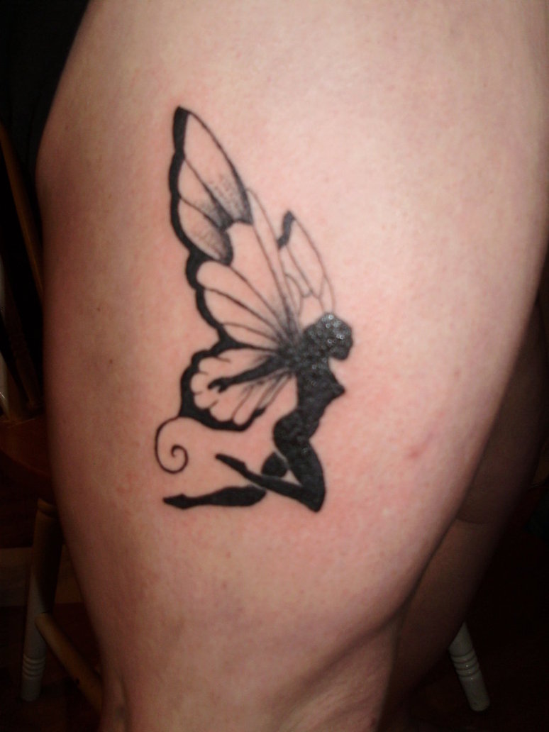 Image result for fairy tattoo with butterfly