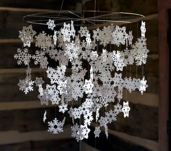 Snowflakes Design Christmas Decoration Idea
