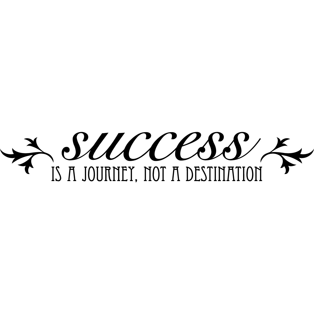 Success is a journey, not a destination
