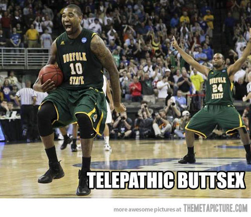 Telepathic Buttsex Funny Basketball