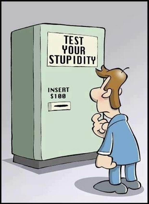 Test Your Stupidity Funny Picture