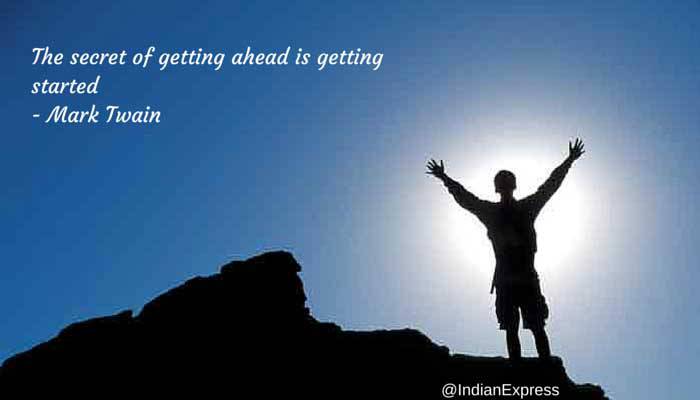 The secret of getting ahead is getting started. Mark Twain