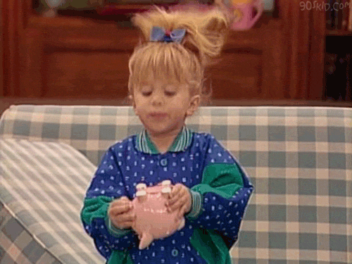 Trying To Open Piggie Bank Funny Gif