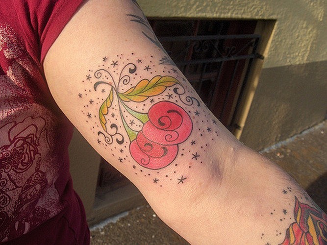 18+ Stars And Cherry Tattoos Ideas