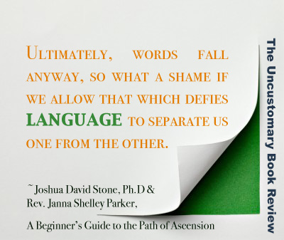 Ultimately, words fall anyway, so what a shame if we allow that which defies Language to seprate us one from the other. Joshua David Stone